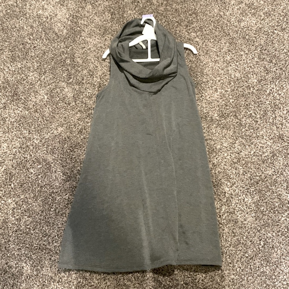 Knee length brand new turtle neck sleeveless dress